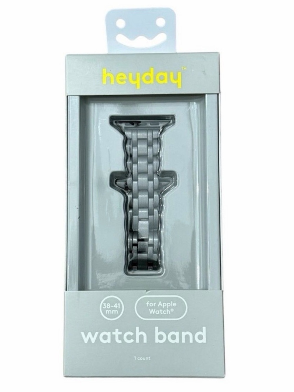 heyday Silver-Tone Metal Link Watch Band